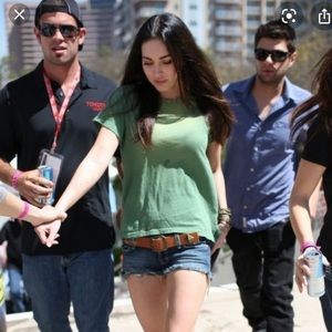 Siwy Camilla denim shorts as seen on JJD and Megan Fox